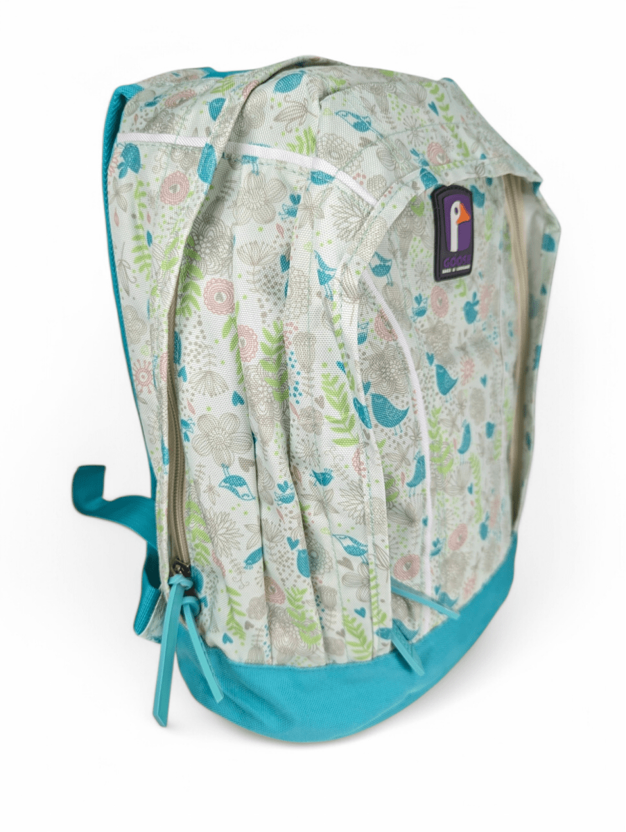 MOCHILA GOOSE ESPALDA PAJAROS MENTA: CÓMODA Y RESISTENTE, 100% POLIESTER2