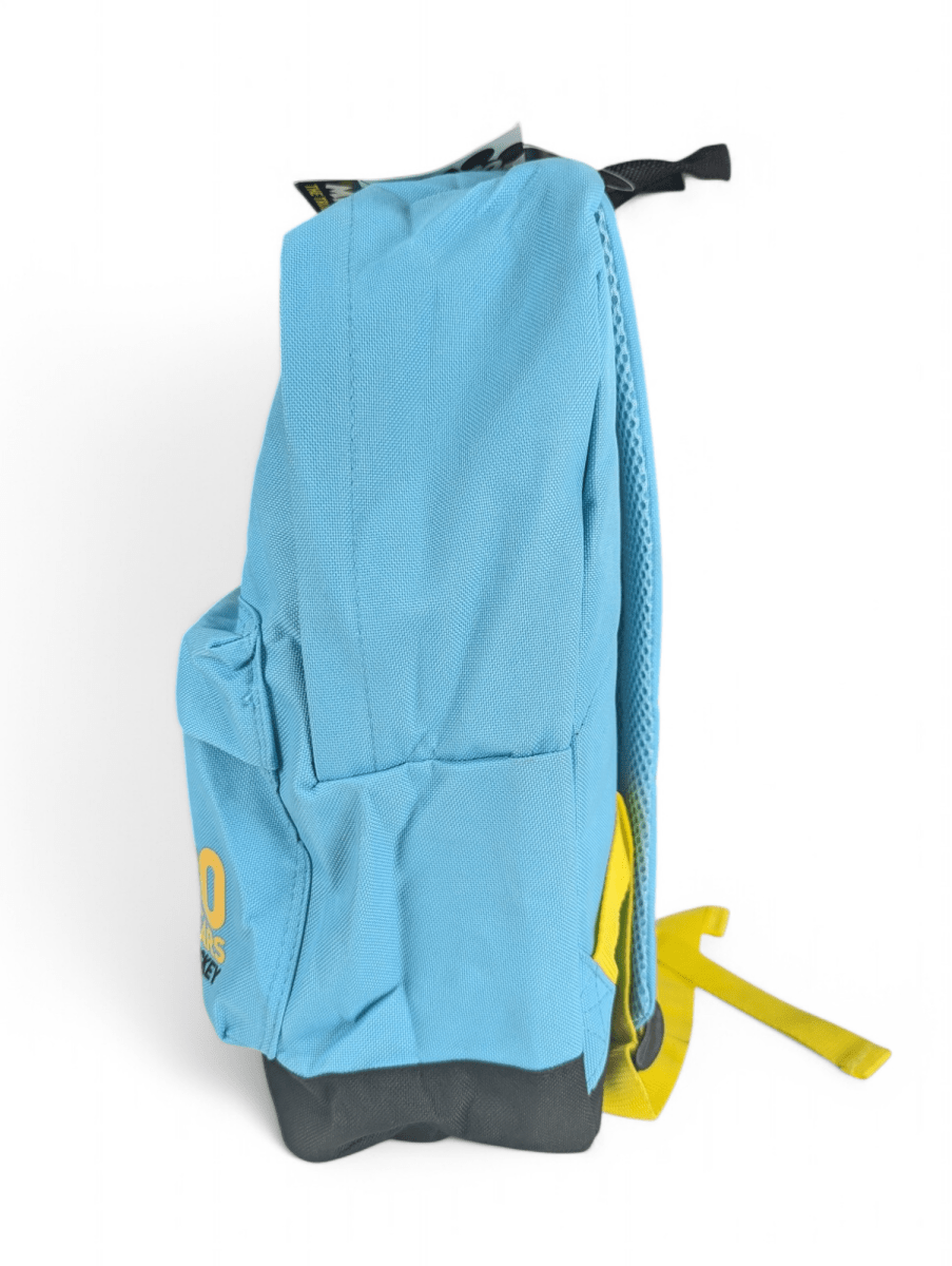 MOCHILA JUVENIL CELESTE MICKEY 90 AÑOS: PORTA LAPTOP, 100% POLIESTER4