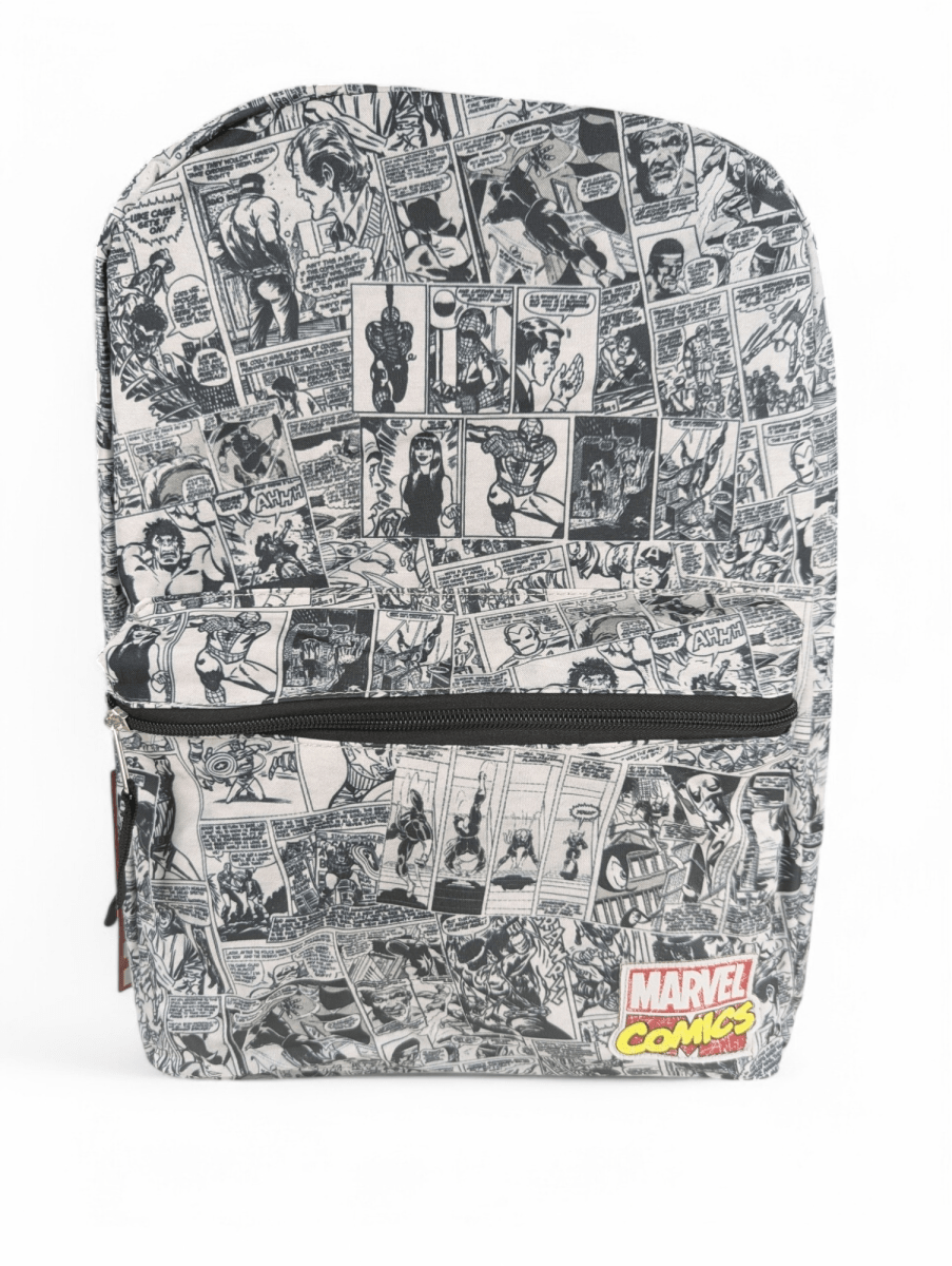 MOCHILA MARVEL COMIC JUVENIL: DISEÑO ORIGINAL DE COMICS, CON PORTA LAPTOP1