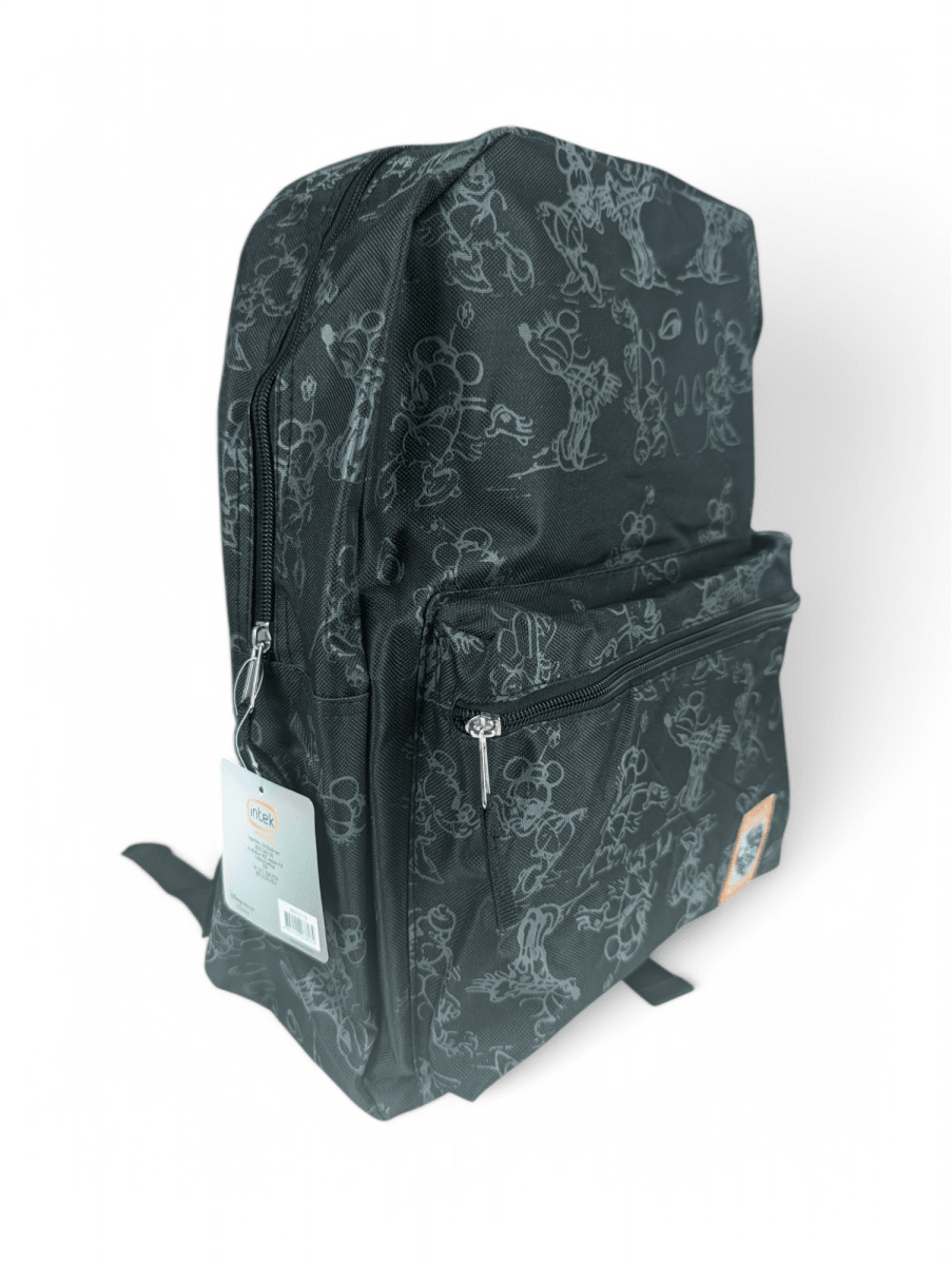 MOCHILA JUVENIL MINNIE VINTAGE NEGRA: PORTA LAPTOP, DISEÑO CLÁSICO2