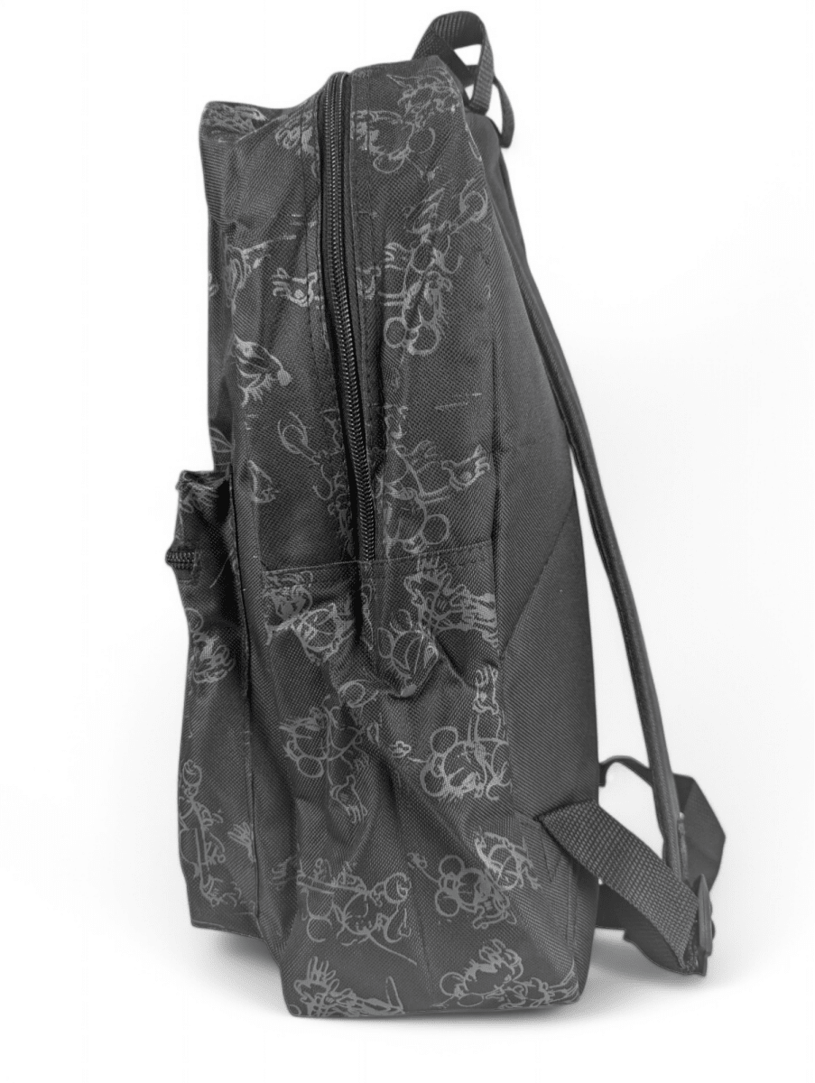MOCHILA JUVENIL MINNIE VINTAGE NEGRA: PORTA LAPTOP, DISEÑO CLÁSICO3