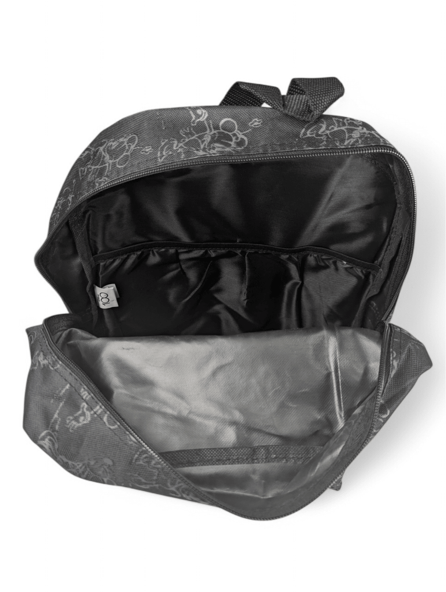 MOCHILA JUVENIL MINNIE VINTAGE NEGRA: PORTA LAPTOP, DISEÑO CLÁSICO6