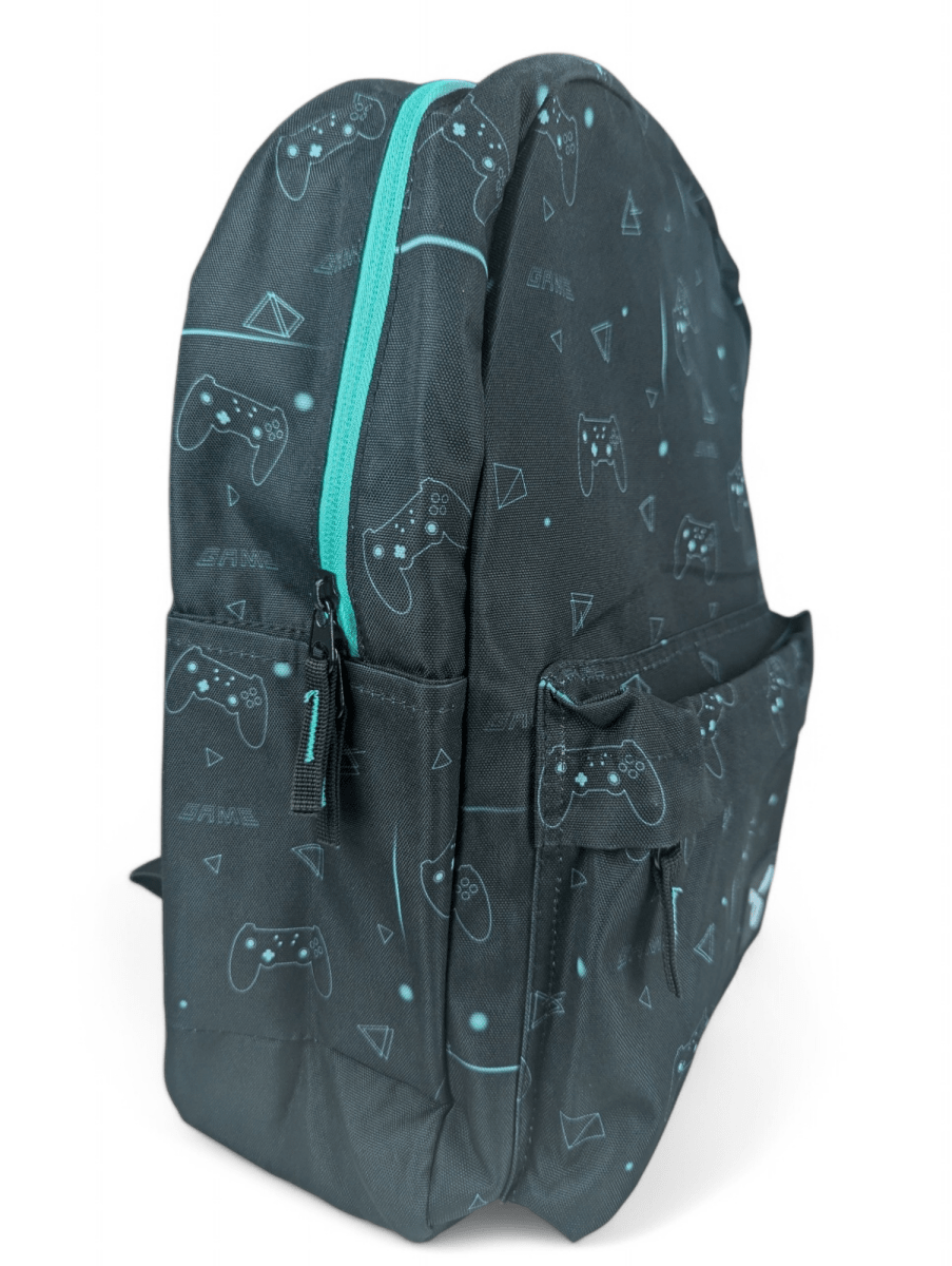 MOCHILA KIDS GAMER MOOSE: COMODA Y FUNCIONAL, CON PORTA LAPTOP Y PORTA BOTELLA.2