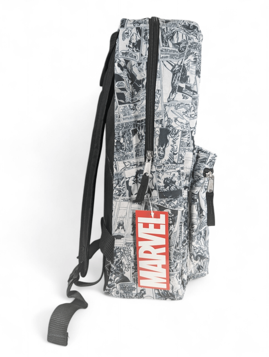 MOCHILA MARVEL COMIC JUVENIL: DISEÑO ORIGINAL DE COMICS, CON PORTA LAPTOP4