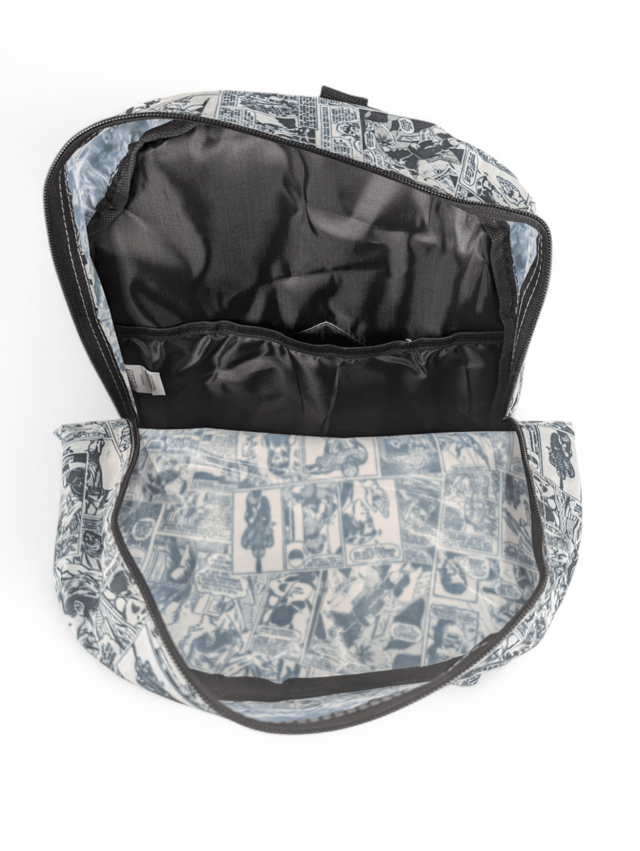 MOCHILA MARVEL COMIC JUVENIL: DISEÑO ORIGINAL DE COMICS, CON PORTA LAPTOP5