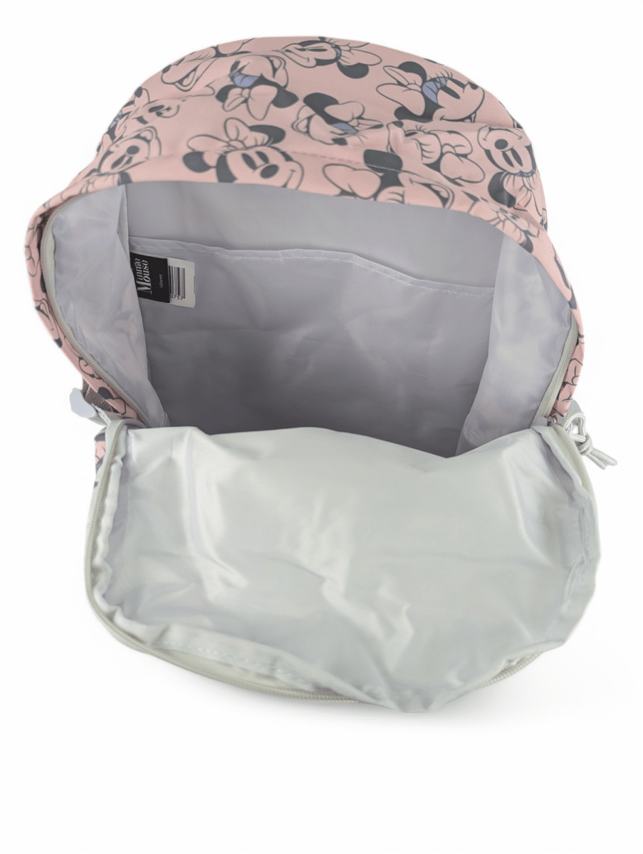 MOCHILA MINNIE MOUSE POP STREET: 4 BOLSILLOS, 2 PORTA BOTELLAS, 100% POLIESTER6