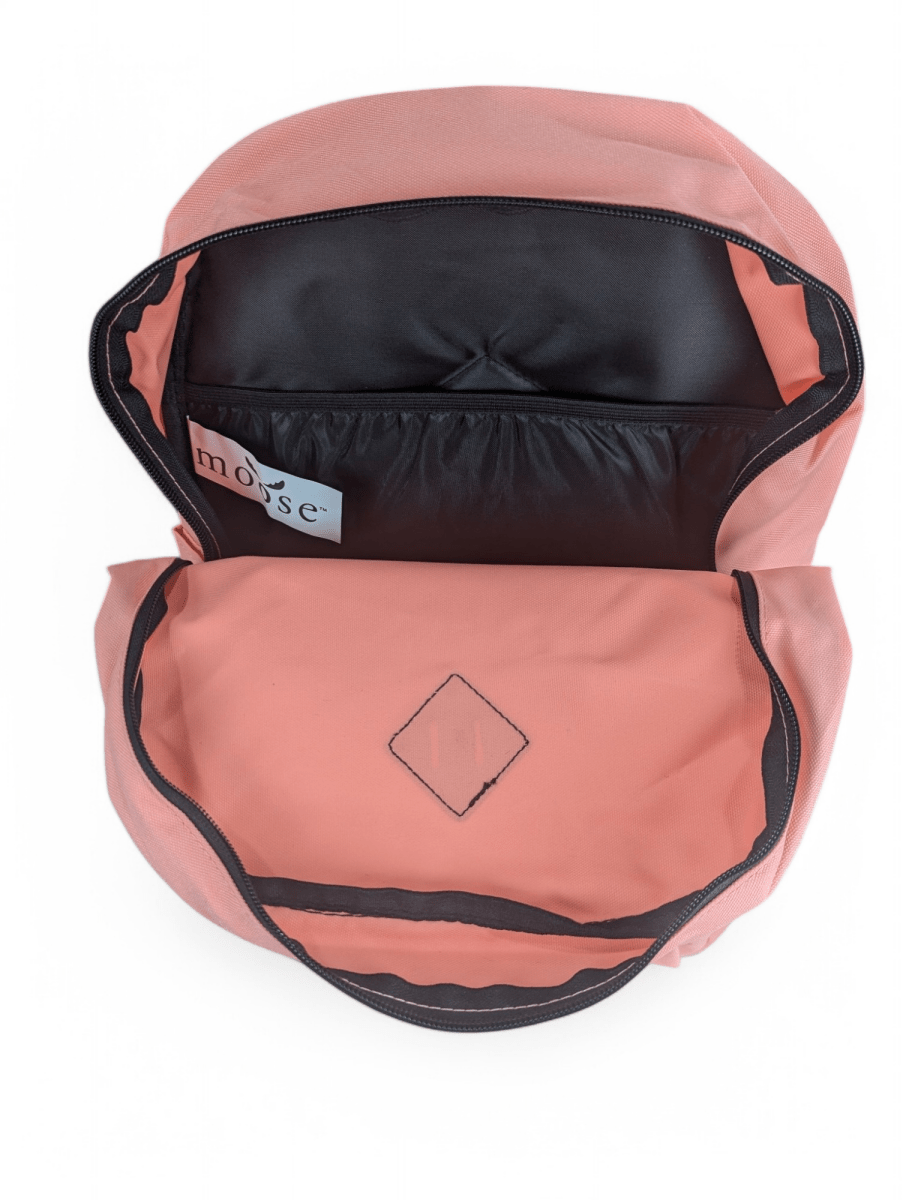 MOCHILA MOOSE ALEKI ROSADA: JUVENIL, CON PORTA LAPTOP, CORREAS ACOLCHADAS, 100% POLIESTER6