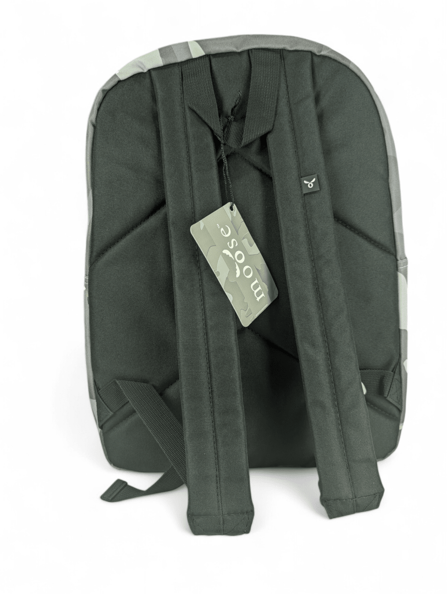 MOCHILA MOOSE RESISTANCE CAMUFLAJE GRIS: RESISTENTE, CON PORTA LAPTOP Y ESTILO URBANO MILITAR.5