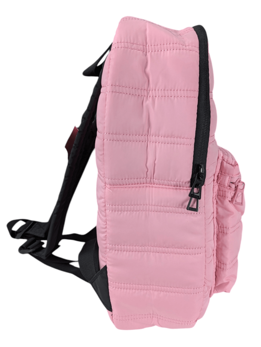 MOCHILA ESCOLAR MOOSE PARKA ROSADA CON PORTA LAPTOP Y AJUSTE ELÁSTICO: URBANA, VIAJES, CLASES2