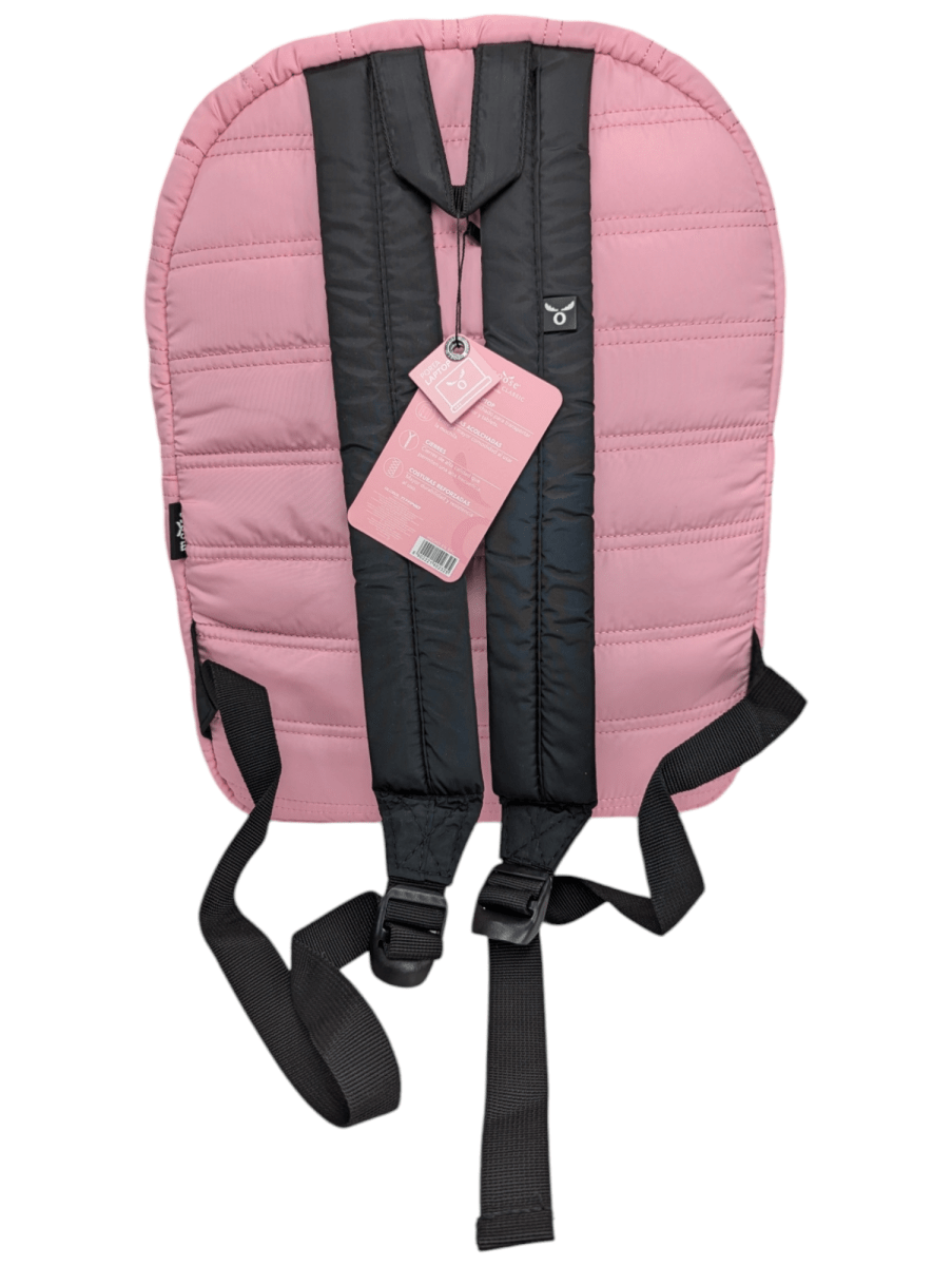MOCHILA ESCOLAR MOOSE PARKA ROSADA CON PORTA LAPTOP Y AJUSTE ELÁSTICO: URBANA, VIAJES, CLASES3