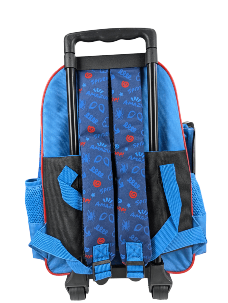 PACK ESCOLAR AMAZING SPIDERMAN CON RUEDAS: MOCHILA, LONCHERA Y ESTUCHE DISNEY 20254