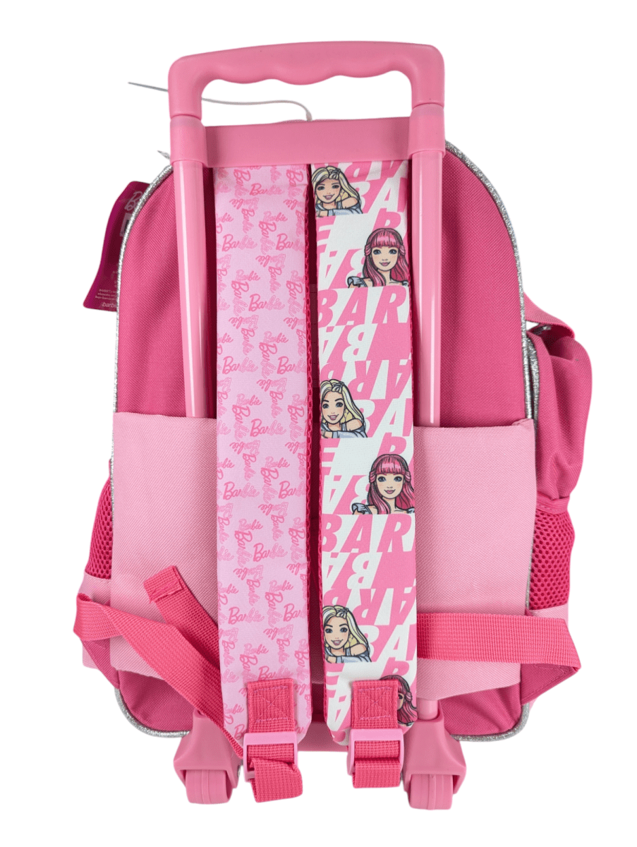 PACK ESCOLAR BARBIE CON RUEDAS: MOCHILA, LONCHERA Y ESTUCHE 20256