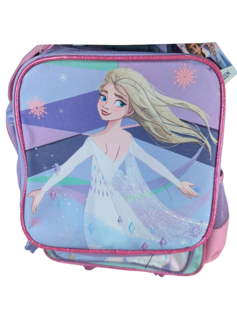 PACK ESCOLAR FROZEN CON RUEDAS: MOCHILA, LONCHERA Y ESTUCHE DISNEY 20254