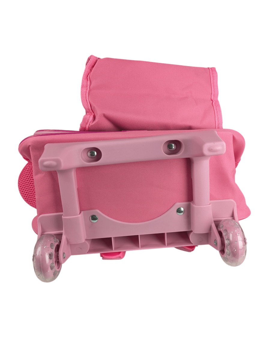 PACK ESCOLAR MINNIE 4 PIEZAS CON RUEDAS: MOCHILA, LONCHERA, ESTUCHE Y BOTELLA DISNEY 20257