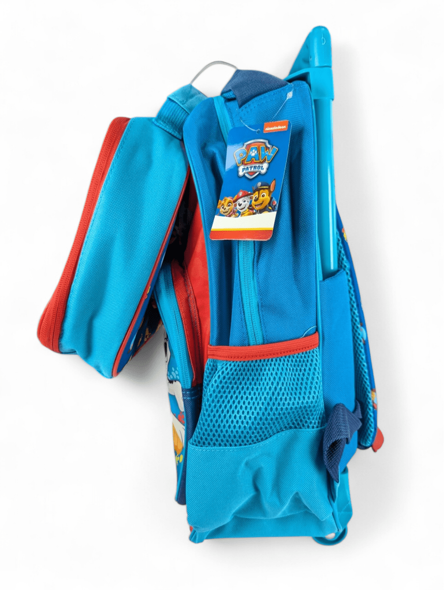 PACK ESCOLAR PAW PATROL BOY CON RUEDAS: MOCHILA, LONCHERA Y ESTUCHE DISNEY 20254