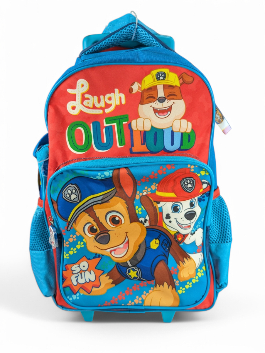 PACK ESCOLAR PAW PATROL BOY CON RUEDAS: MOCHILA, LONCHERA Y ESTUCHE DISNEY 20252