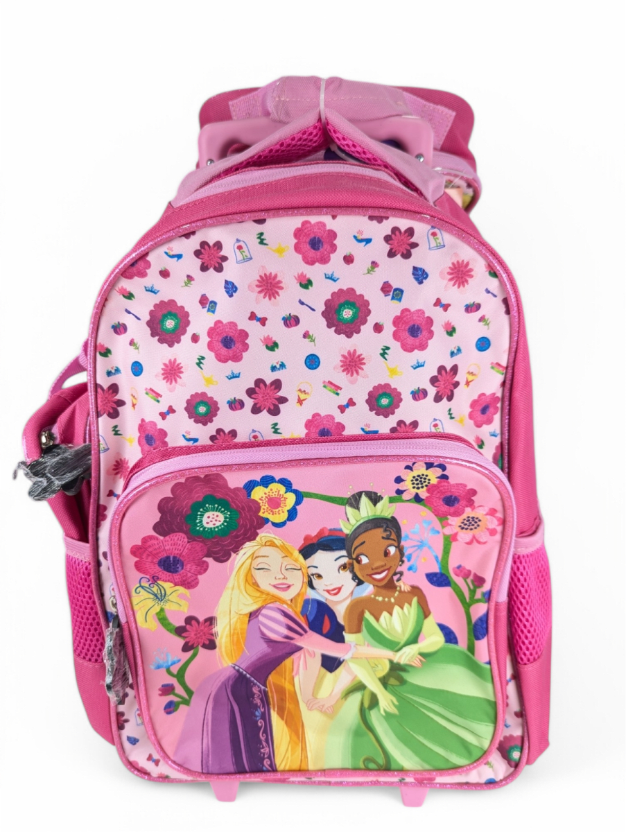 PACK ESCOLAR PRINCESAS CON RUEDAS: MOCHILA, LONCHERA Y ESTUCHE DISNEY ...