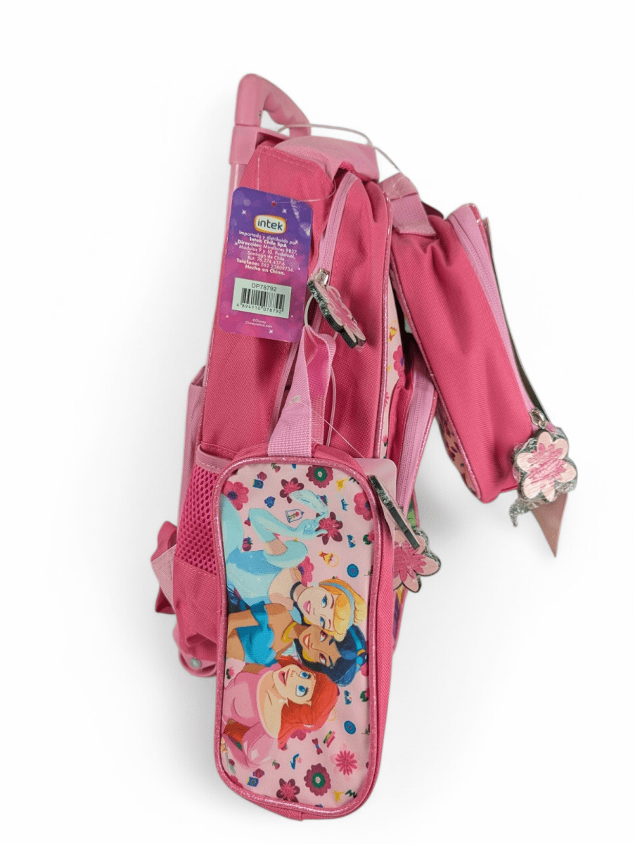 PACK ESCOLAR PRINCESAS CON RUEDAS: MOCHILA, LONCHERA Y ESTUCHE DISNEY ...