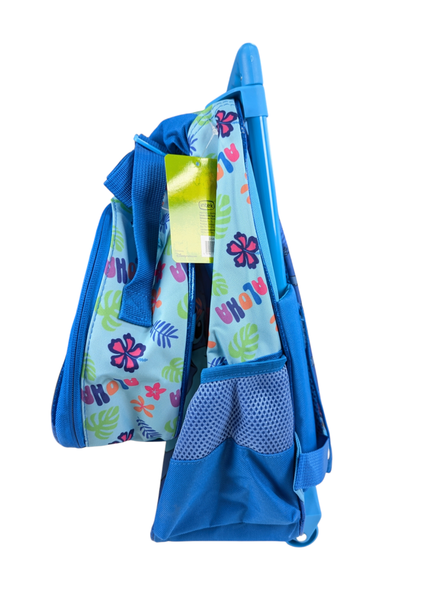 PACK ESCOLAR STITCH CON RUEDAS: MOCHILA, LONCHERA Y ESTUCHE DISNEY 20253