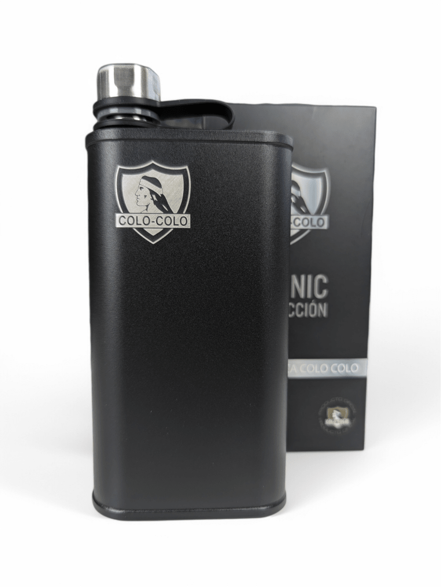 PETACA COLO COLO ACERO INOXIDABLE 270 ml ICONIC COLLECTION - TAPA HERMÉTICA, DISEÑO EXCLUSIVO1
