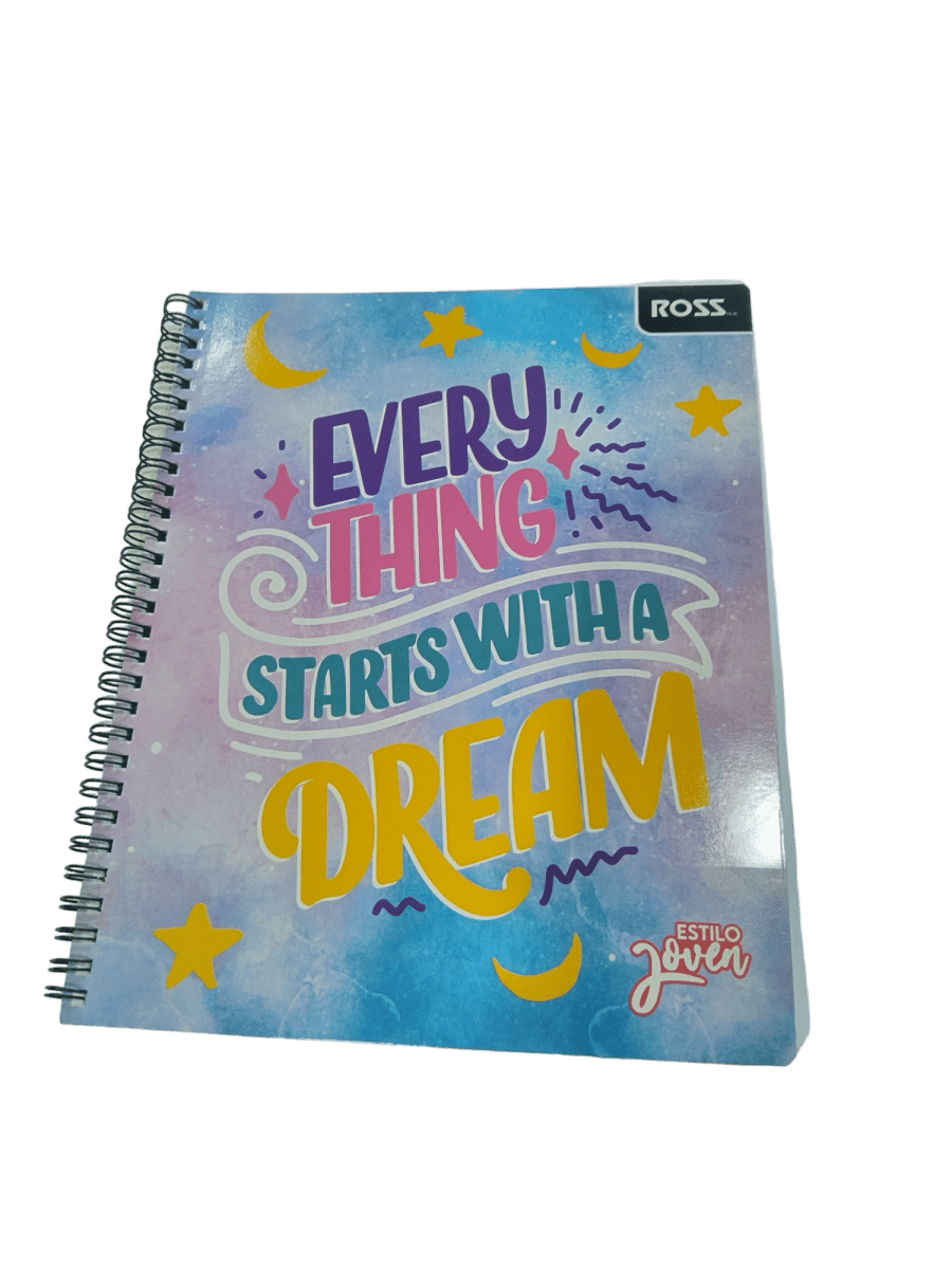 CUADERNO UNIVERSITARIO ROSS 100HJS  ESTILO JOVEN1