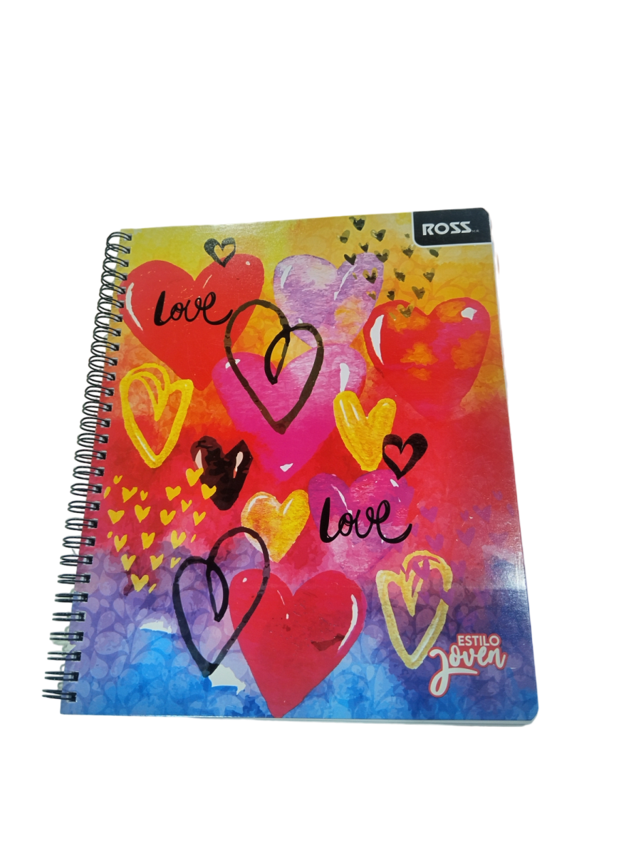 CUADERNO UNIVERSITARIO ROSS 100HJS KAWAII1