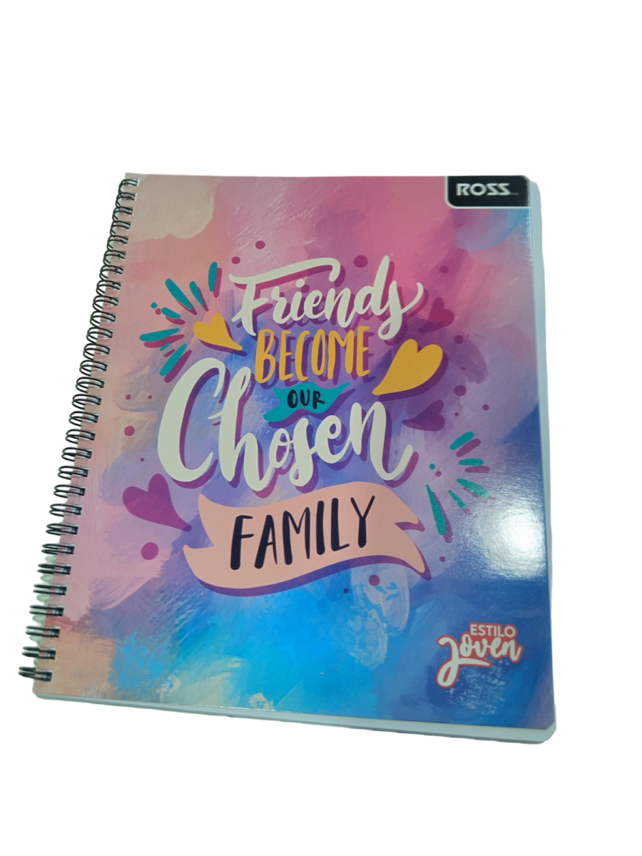 CUADERNO UNIVERSITARIO ROSS 100HJS  ESTILO JOVEN4