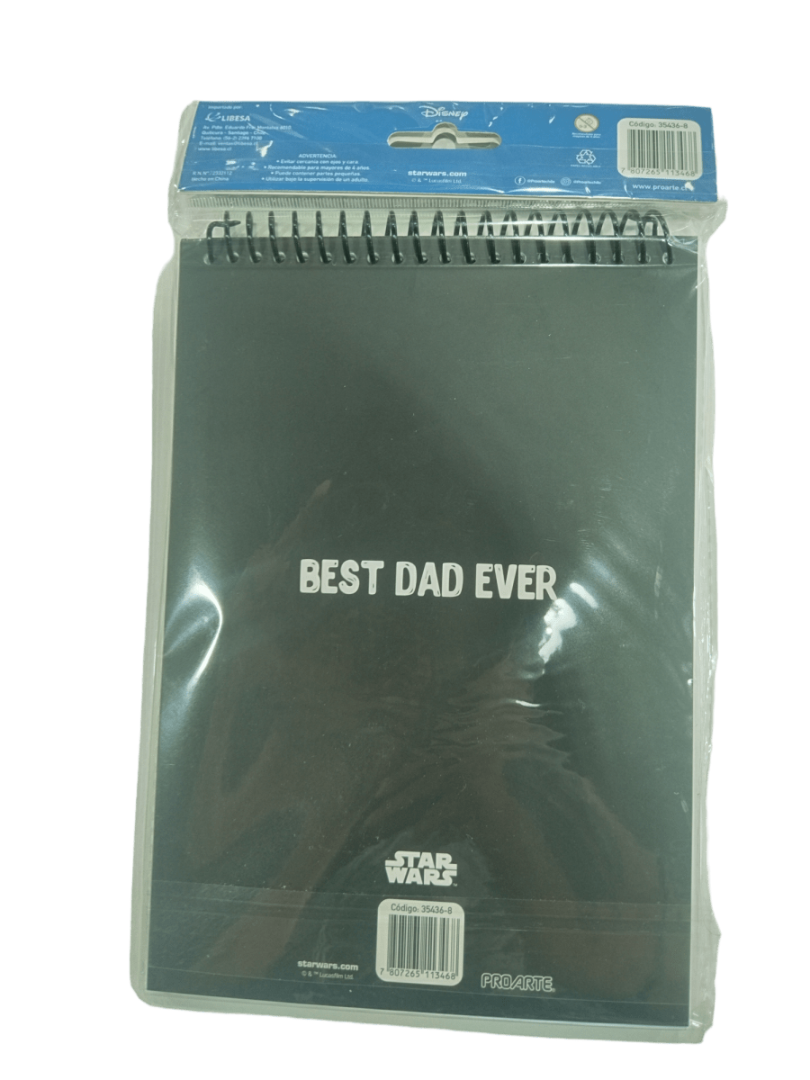 LIBRETA A5 ESPIRAL STAR WARS1