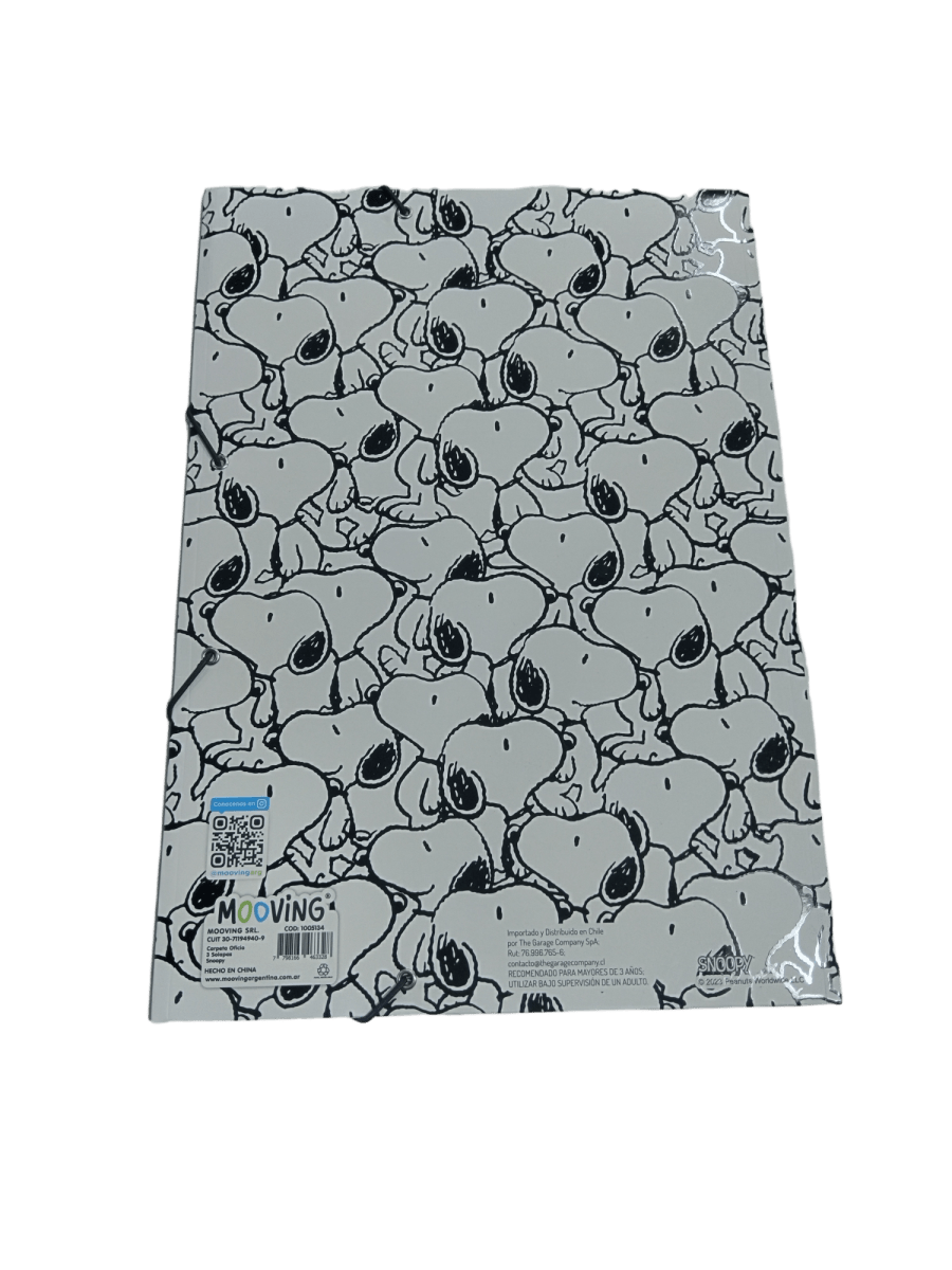 CARPETA OFICIO 3 SOLAPAS SNOOPY2