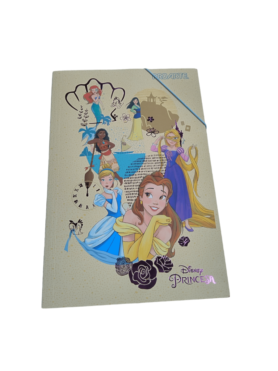 CARPETA C/ELASTICO OFICIO PRINCESAS ALWAYS BE BOLD1