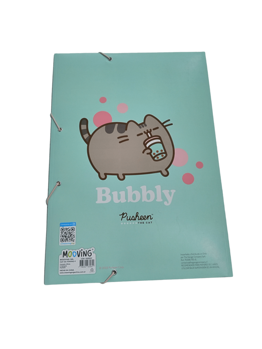 CARPETA OFICIO 3 SOLAPAS PUSHEEN2