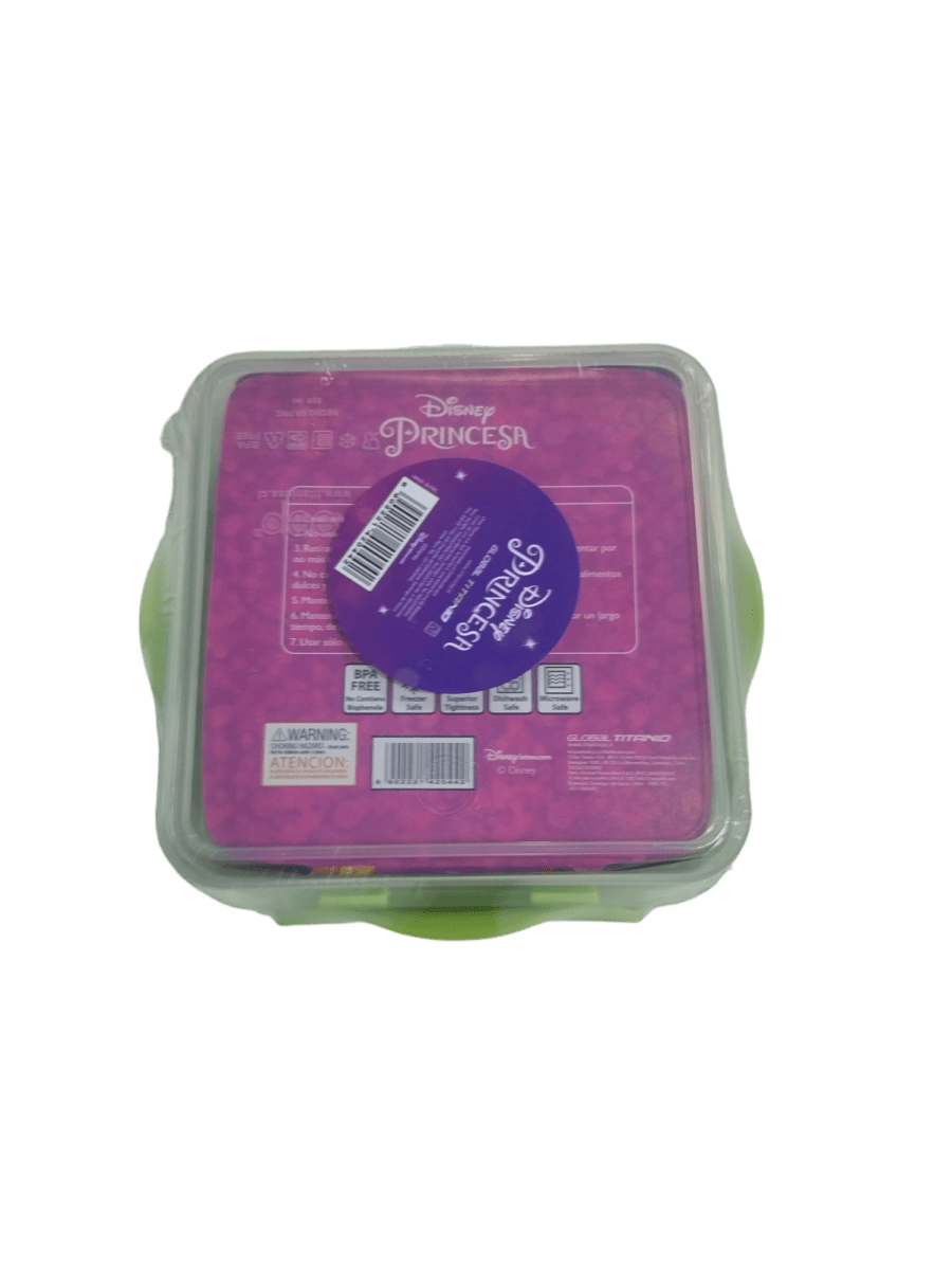 HERMETICO CUADRADO 500ML LICENCIAS PRINCESAS1