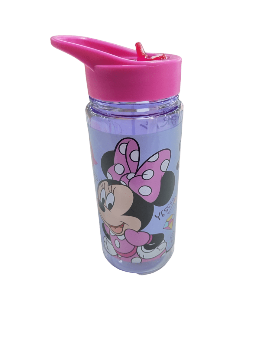 BOTELLA CON BOMBILLA  500ML  MINNIE2