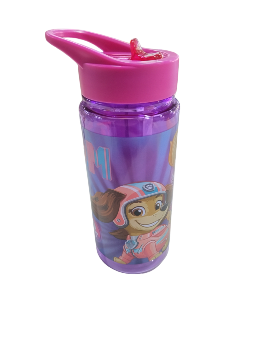 BOTELLA CON BOMBILLA  500ML PAW PATROL1