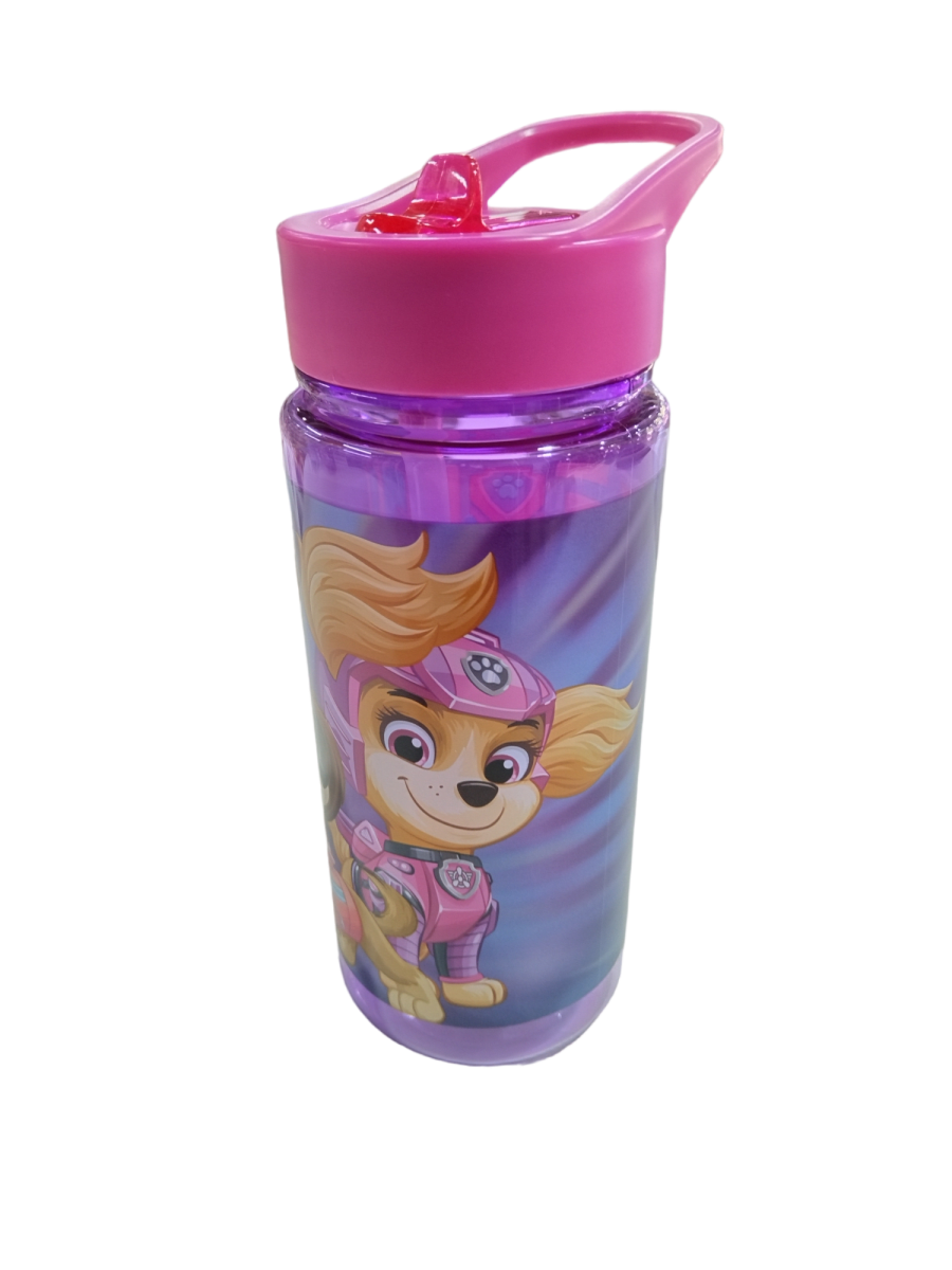 BOTELLA CON BOMBILLA  500ML PAW PATROL2