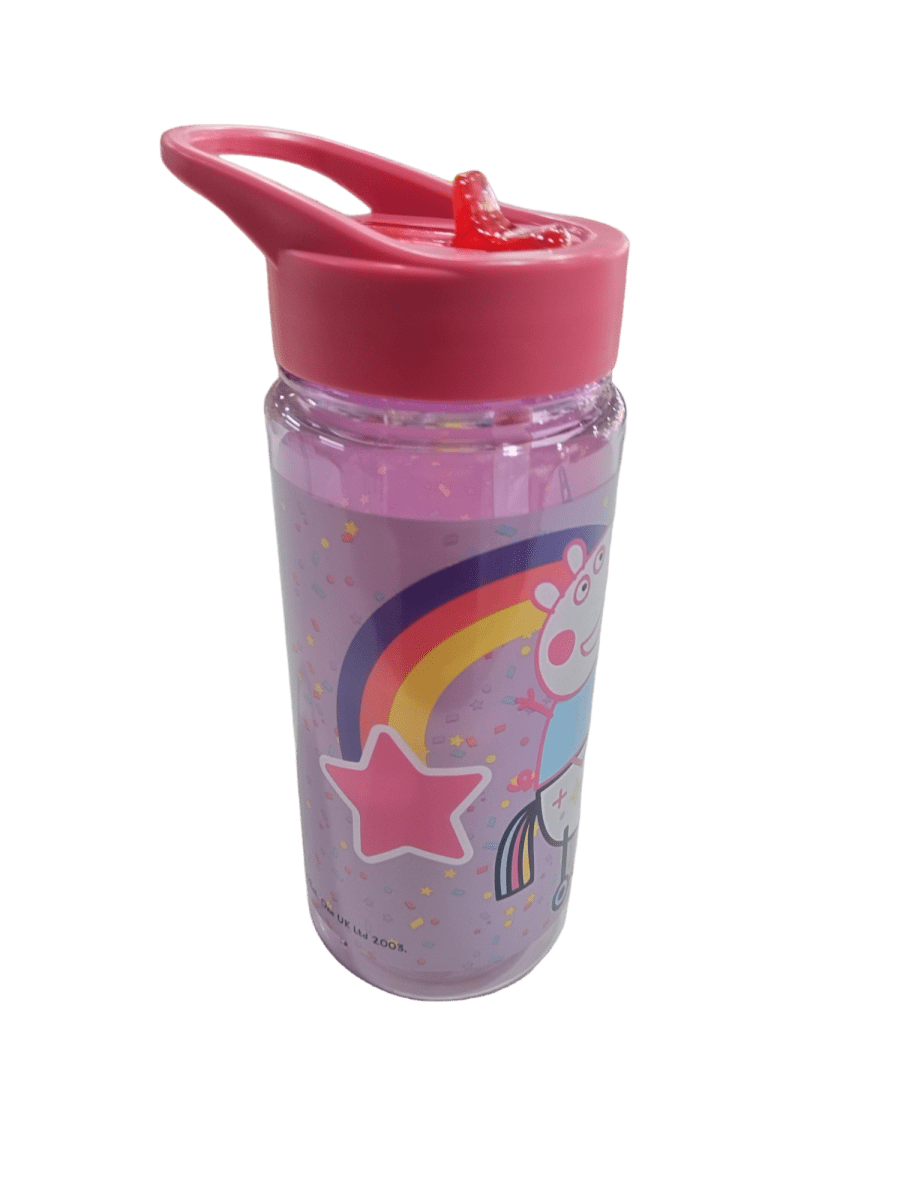BOTELLA CON BOMBILLA  500ML PEPPA PIG2