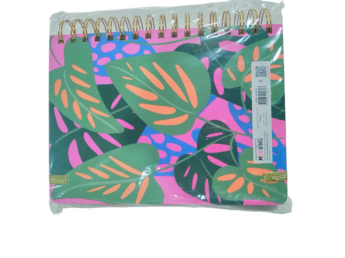 AGENDA 16.5X22 FLORAL2