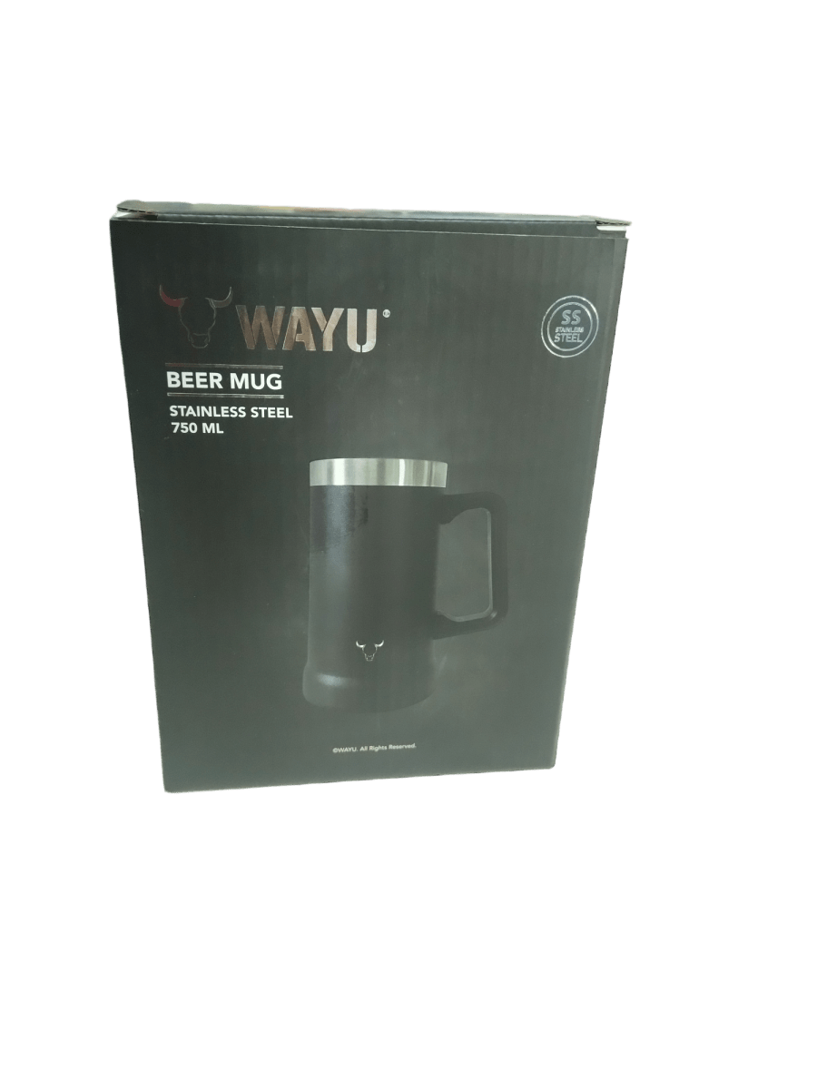 BEER MUG STAINLESS STEEL 750ML WAYU1