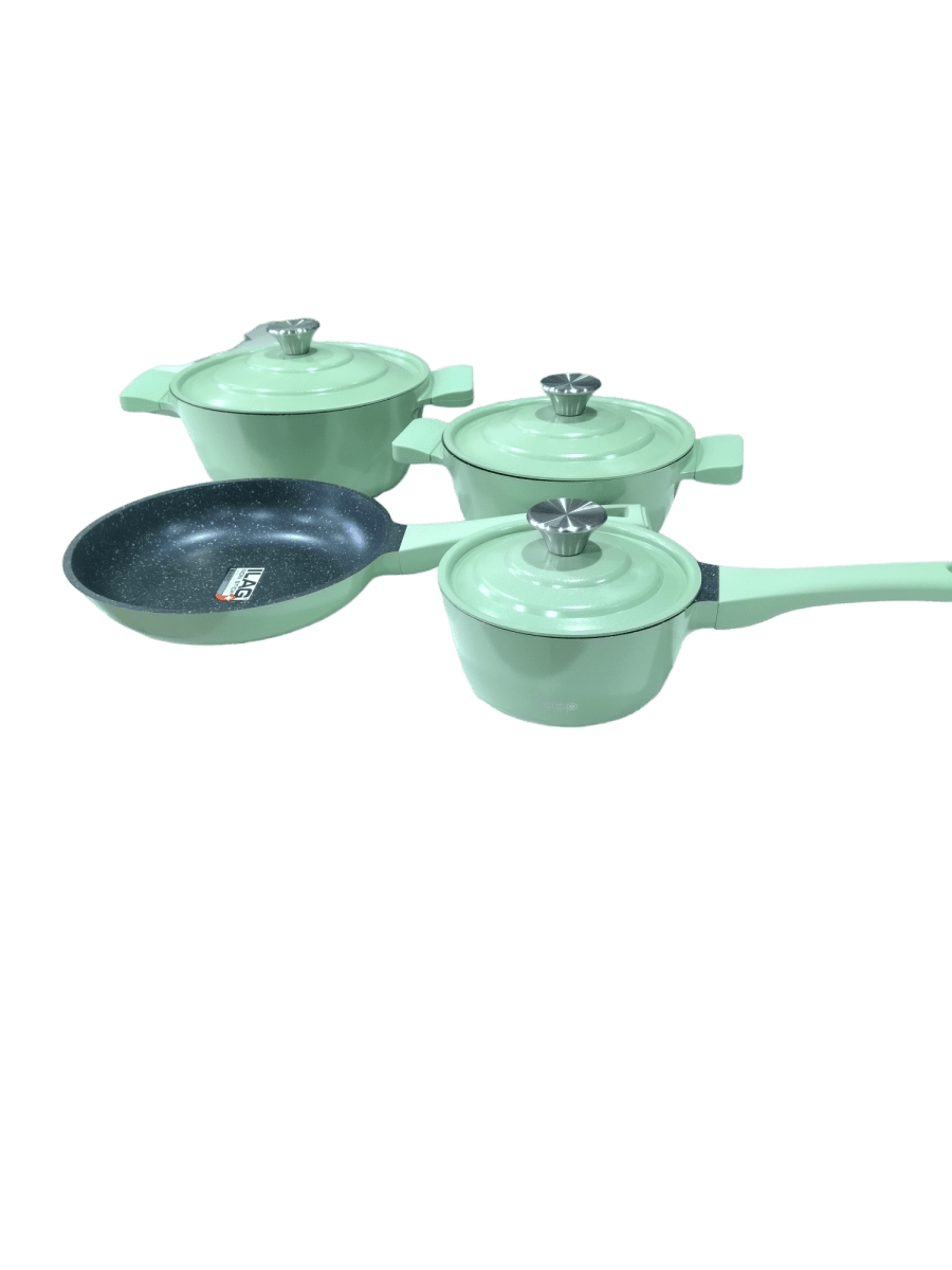 BATERIA 7PCS VINTAGE PISTACHO KEEP3