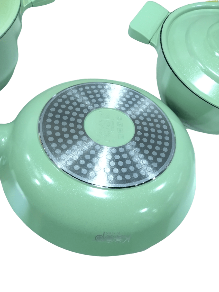 BATERIA 7PCS VINTAGE PISTACHO KEEP4