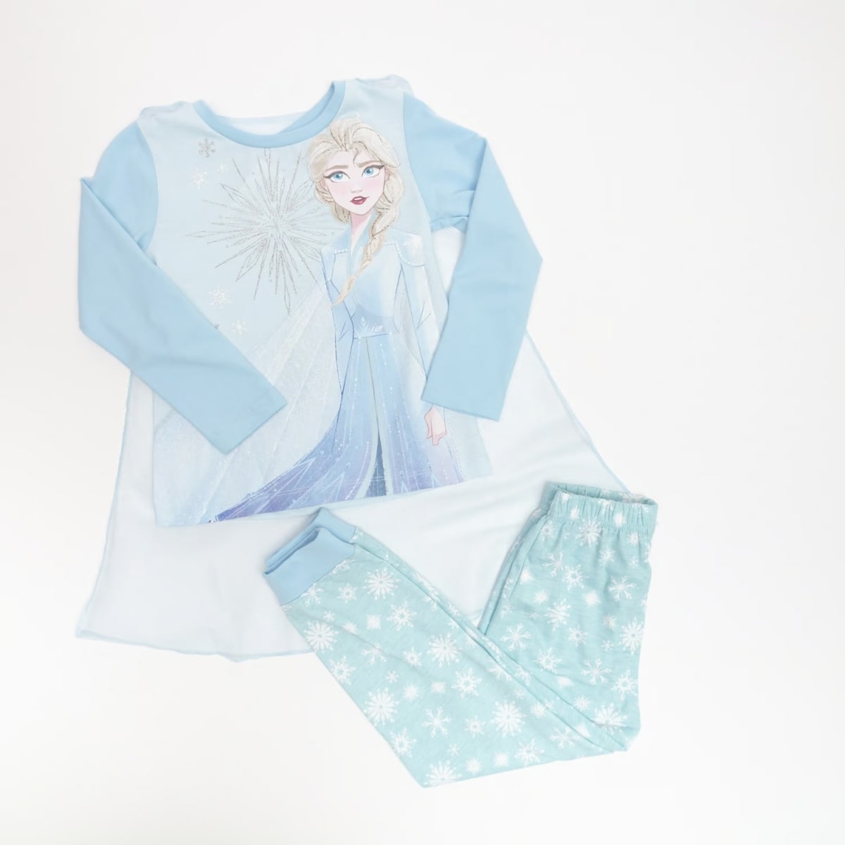 PIJAMA MC NIÑA NIEVE FROZEN1