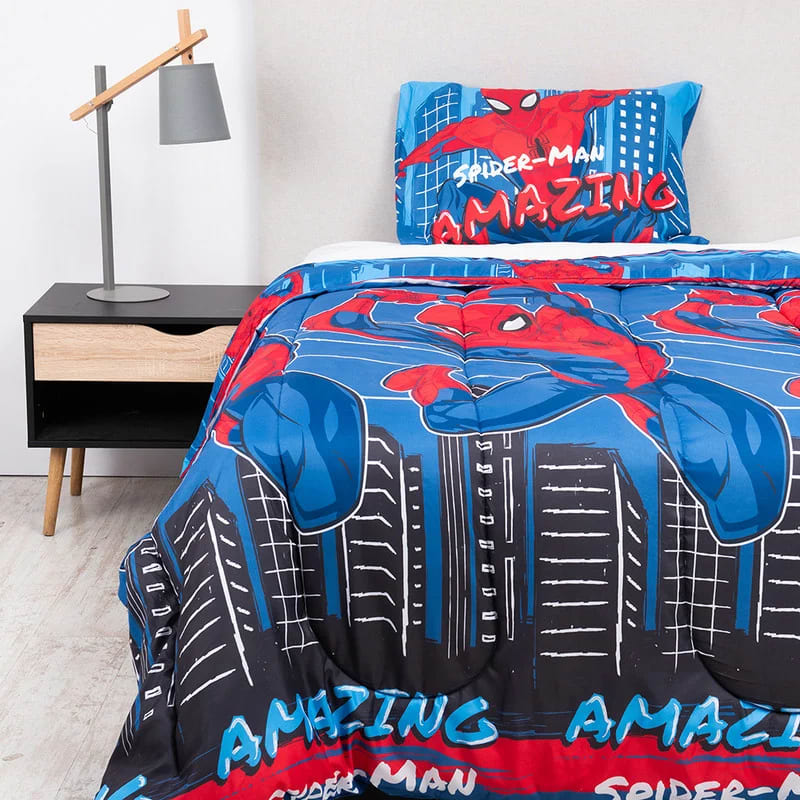 PLUMON RELLENO SPIDERMAN AZUL 1.5PL1