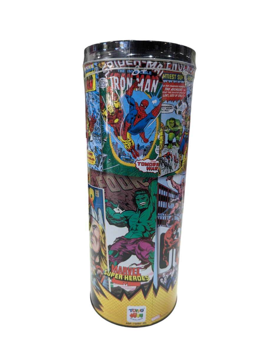 PUZZLE 1000 PZS TUBO METALICO MARVEL2