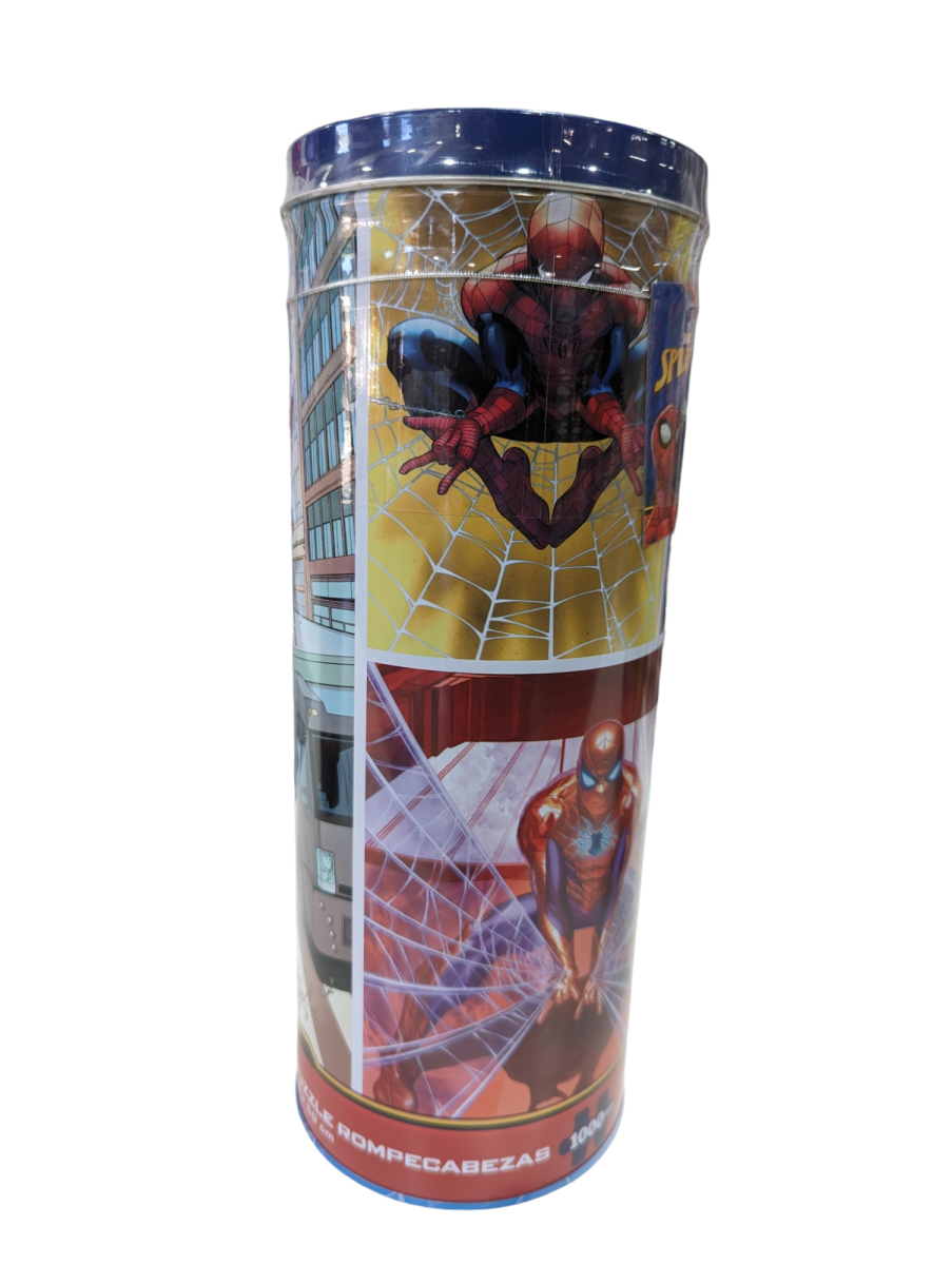 PUZZLE 1000 PZS TUBO METALICO SPIDERMAN1