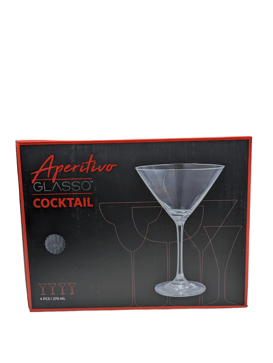 SET 4 COPAS APERITIVO GLASSO COCKTAIL MARTINI1