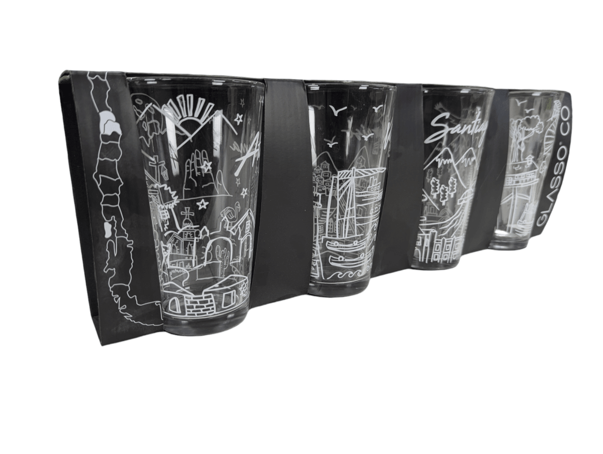 SET 4 VASOS CHILE COLLECTION GLASSO2