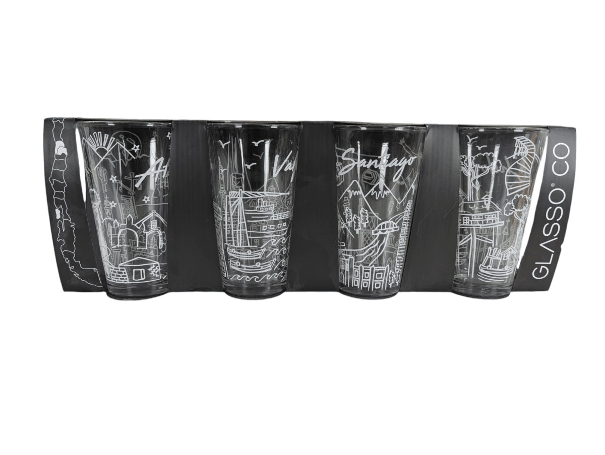 SET 4 VASOS CHILE COLLECTION GLASSO1