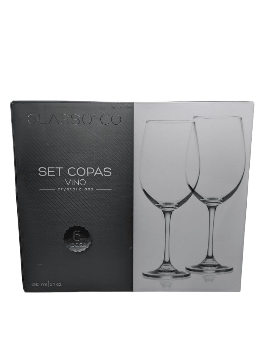 SET 6  COPAS DE VINO GLASSO1