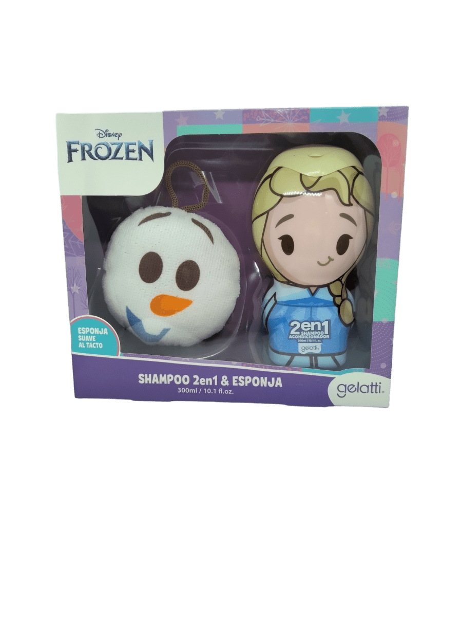 SET DE BAÑO SHAMPOO+ESPONJA FROZEN2