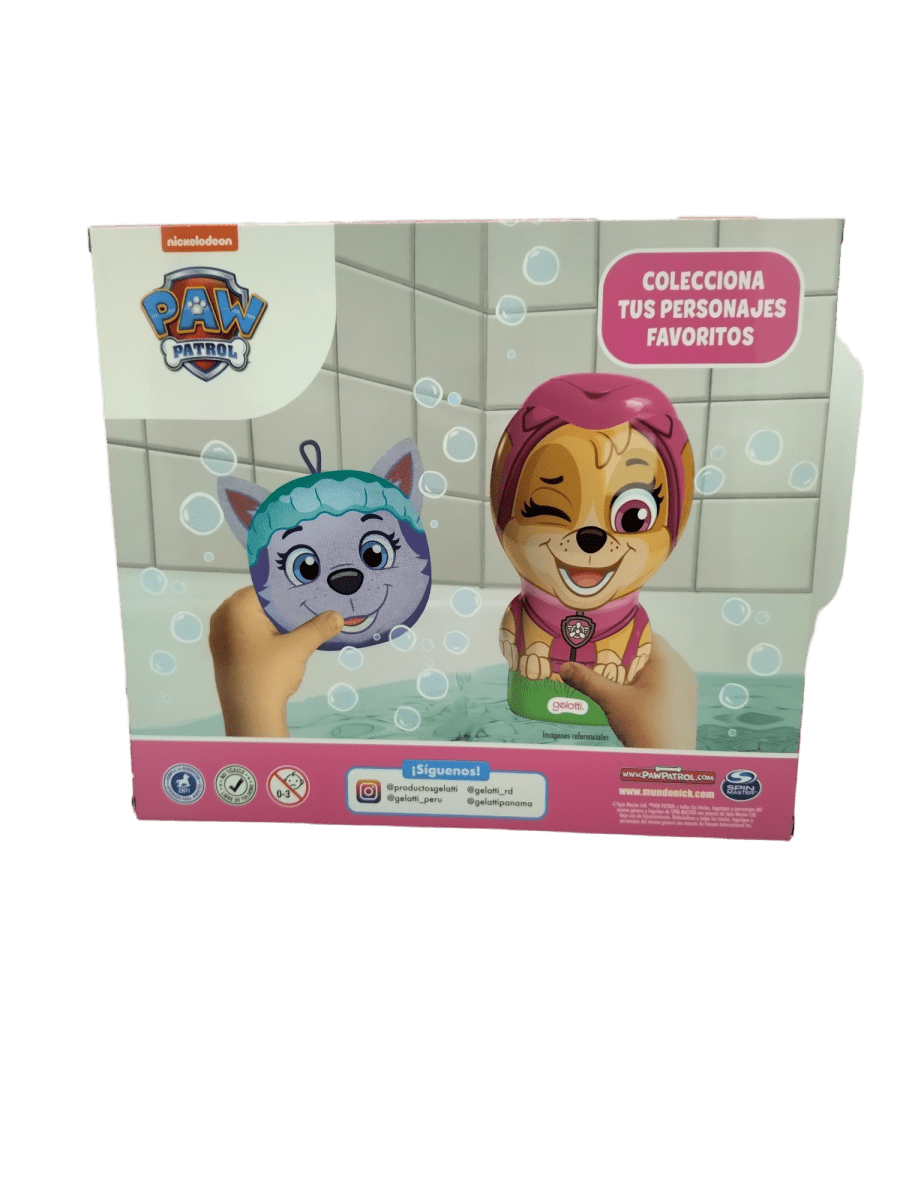 SET DE BAÑO SHAMPOO+ESPONJA SKYE PAW PATROL2